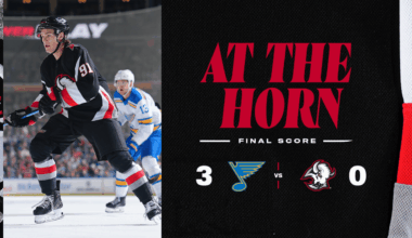 At the Horn | Blues 3 - Sabres 0