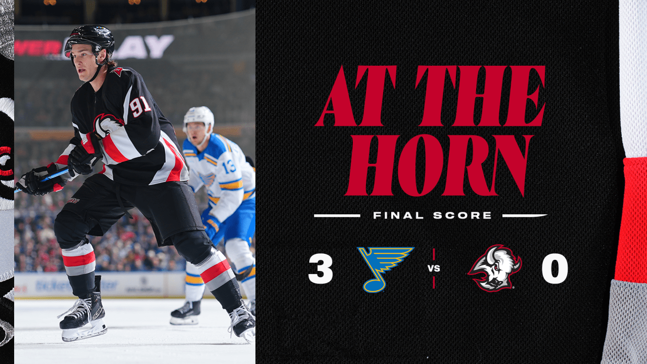 At the Horn | Blues 3 - Sabres 0