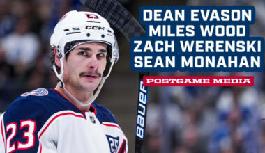 Blue Jackets @ Red Wings | Postgame Media