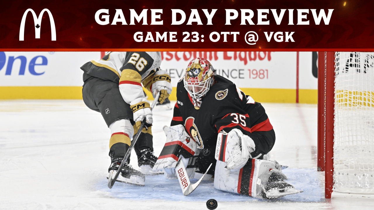 Senators roll into Vegas as road trip continues