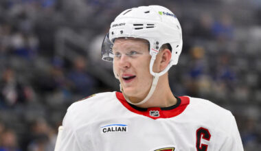 Brady Tkachuk to make return to Senators in familiar location  