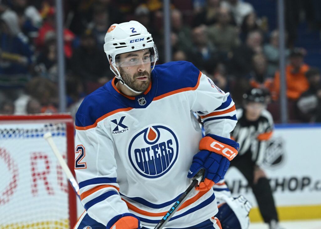 Oilers D-Man Evan Bouchard 'Cannot Be Trusted' Defensively, Says St. Louis Blues Legend