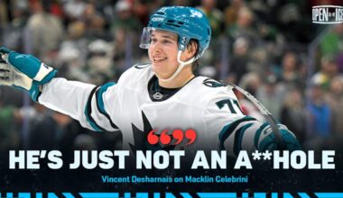 Sharks' Macklin Celebrini Praised by Desharnais, 'He's Just Not an Assh--e'