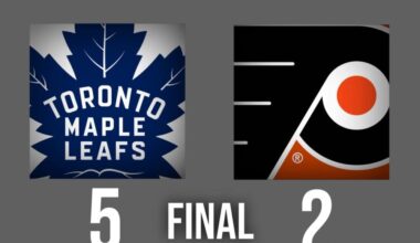 Misfortune & Miscues; Flyers Fall 5-2 to Maple Leafs Saturday Night