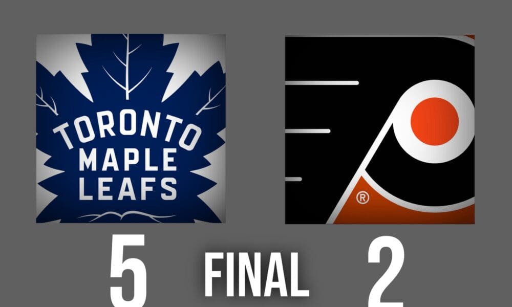 Misfortune & Miscues; Flyers Fall 5-2 to Maple Leafs Saturday Night