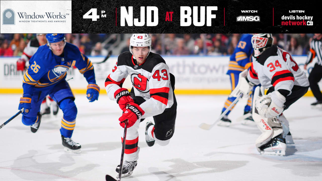 Devils Make Quick Trip to Buffalo | PREVIEW