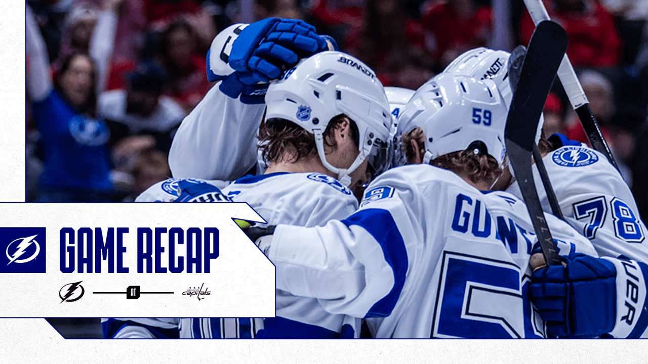 Recap: Lightning 5, Capitals 3