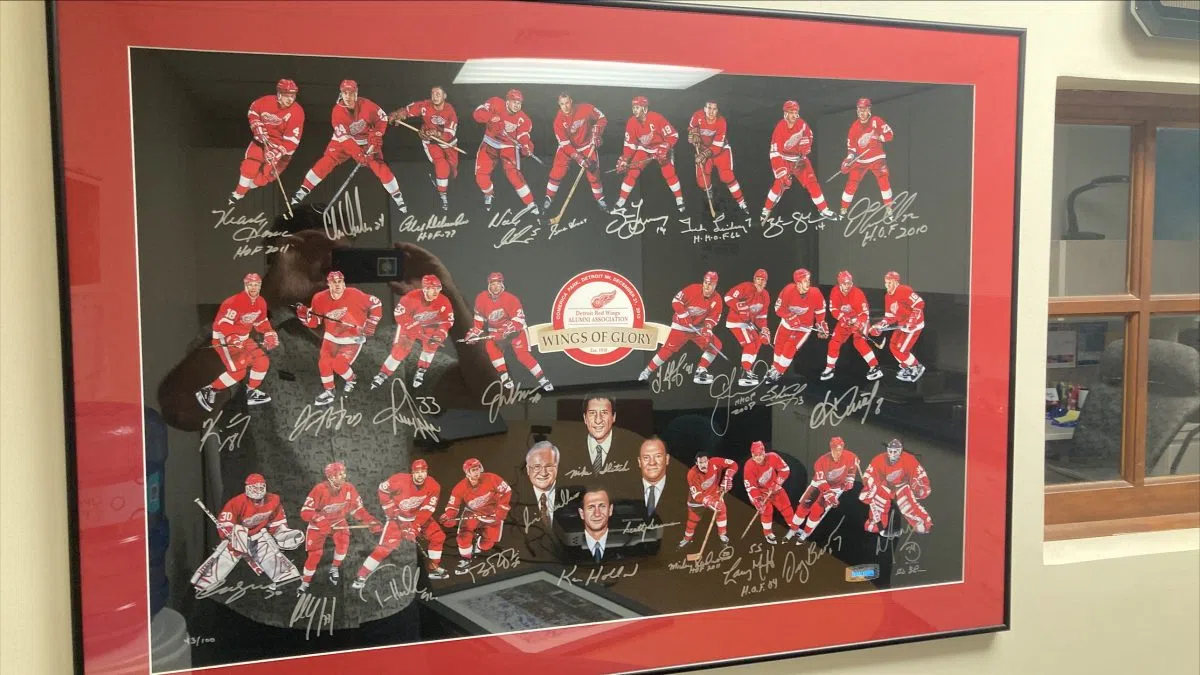 Marquette County United Way Auctioning Off Red Wings Memorabilia