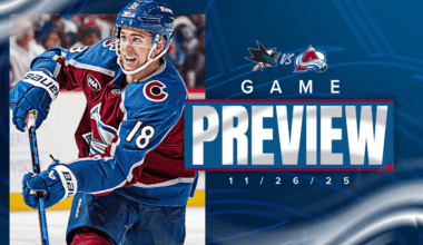 Skating With the Sharks | Colorado Avalanche