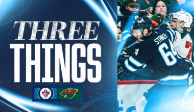 THREE THINGS: Wild blank Jets, Pionk day-to-day