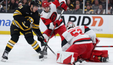 Kochetkov makes 27 saves, Hurricanes defeat Bruins