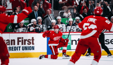 RECAP: ‘The resiliency showed up again’ as Red Wings rally for 4-3 overtime win against Blue Jackets