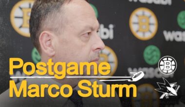 Press Room: Marco Sturm | Boston Bruins