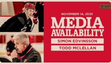 Simon Edvinsson, Todd McLellan Media | Nov. 14, 2025