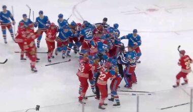Rangers brawl with Red Wings after buzzer due to Mason Appleton violating rule in unwritten rule book
