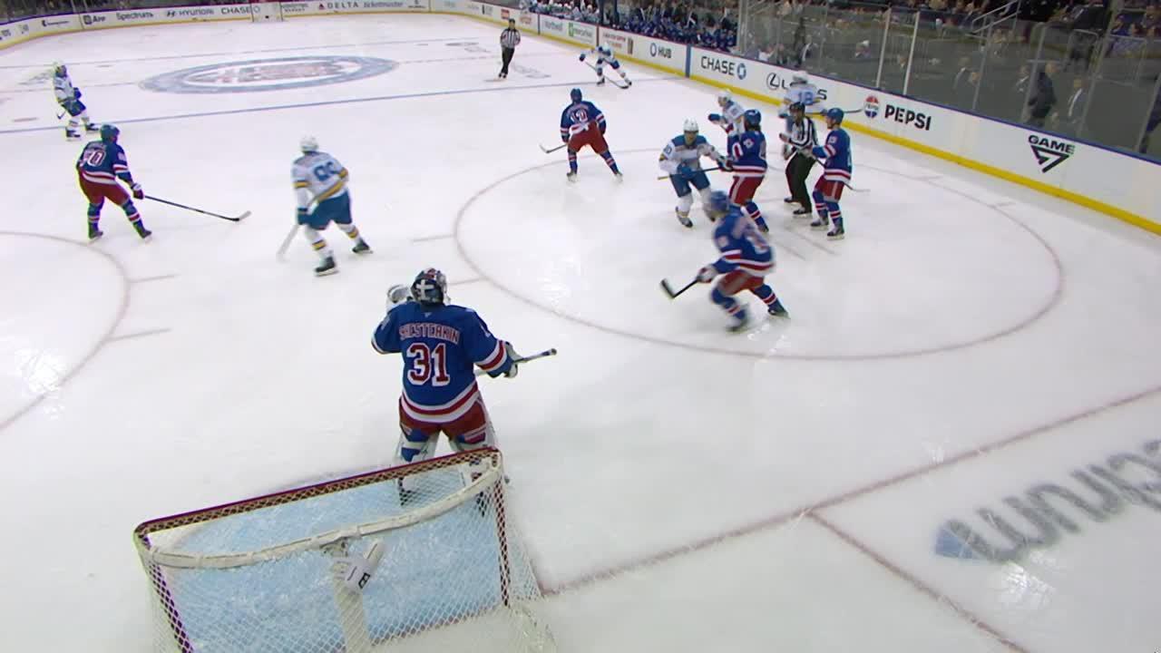 STL@NYR: Schenn and Buchnevich team up for a goal