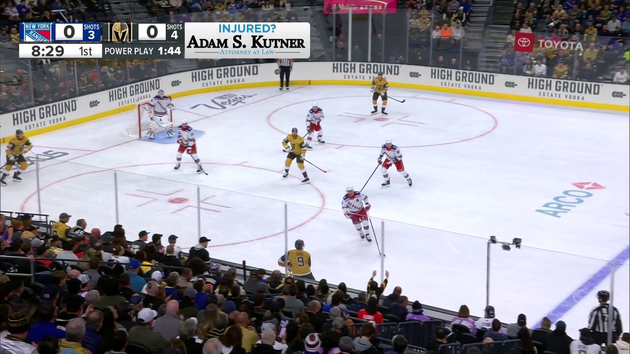 Golden Knights snap home skid, top Rangers 3-2