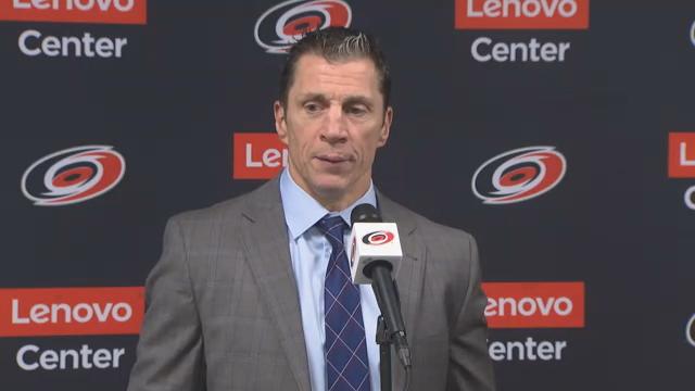 'We were in one with no (Staal), that's a big loss for us' :: WRALSportsFan.com