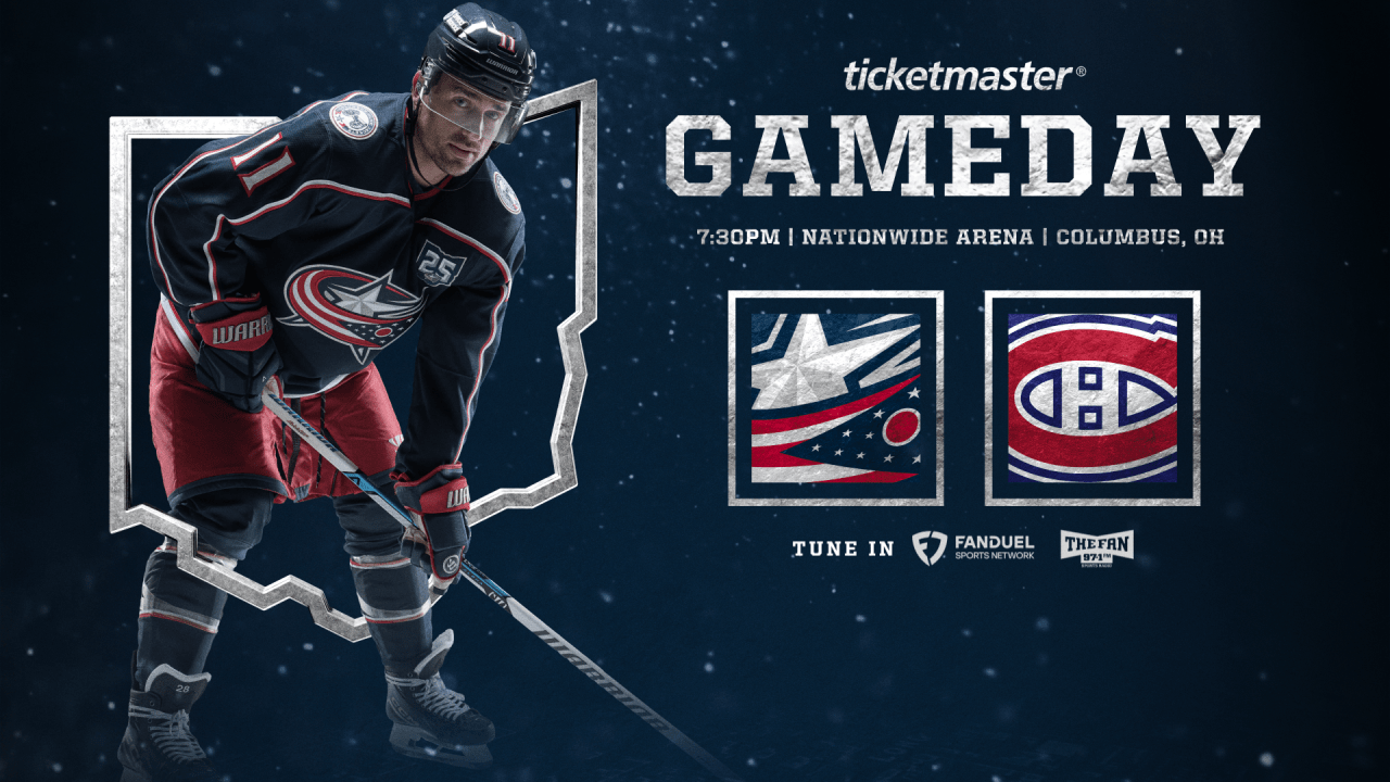 PREVIEW: Blue Jackets close homestand against Canadiens
