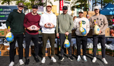 Carolina Hurricanes, Blue Cross NC And US Foods Provide Thanksgiving Meal Kits To More Than 2,000 Families Across The Triangle