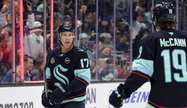 Seattle Kraken Jaden Schwartz injury Jared McCann...