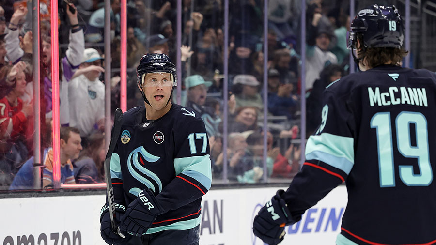 Seattle Kraken Jaden Schwartz injury Jared McCann...