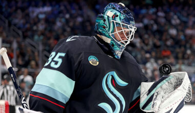 Seattle Kraken Joey Daccord goalie...