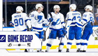 Recap: Lightning 4, Rangers 1