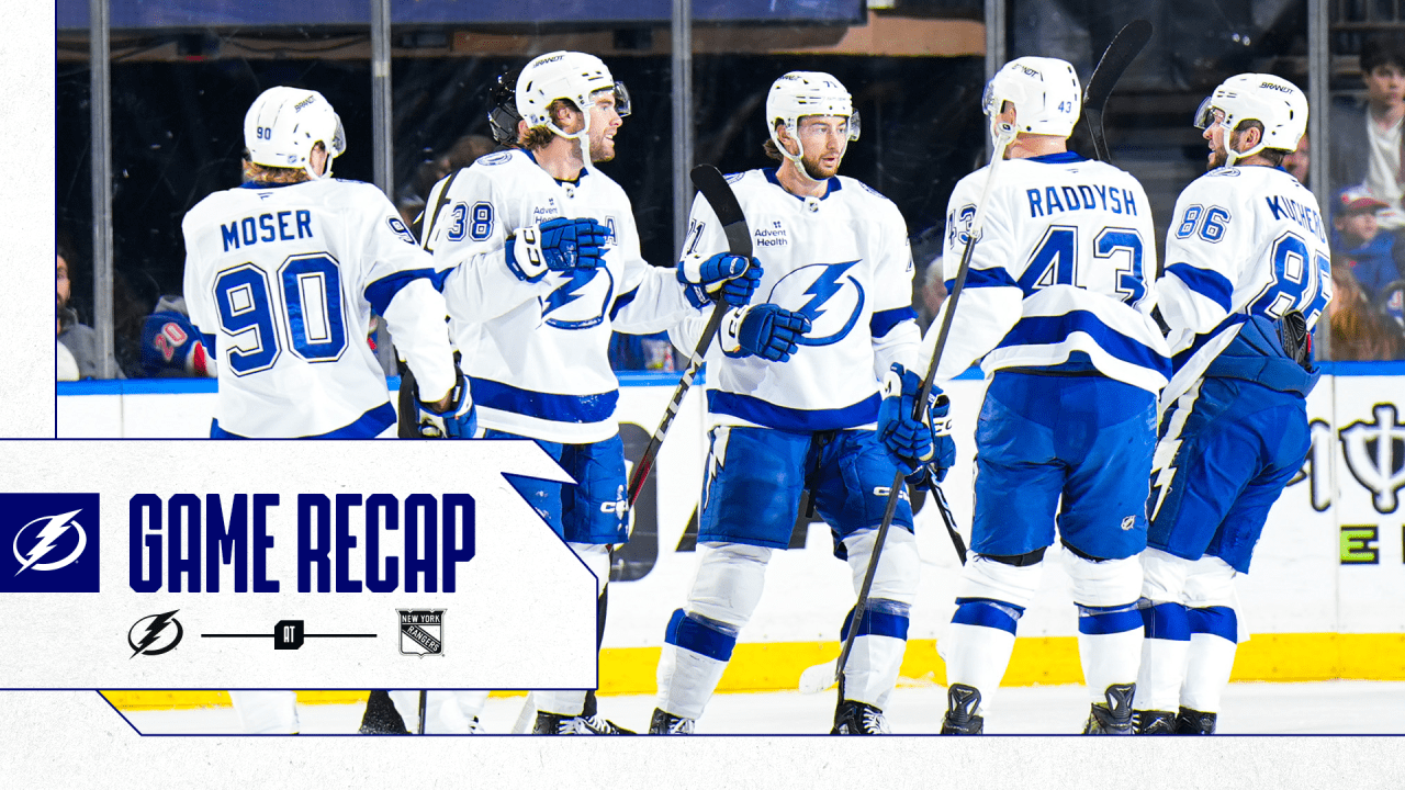 Recap: Lightning 4, Rangers 1