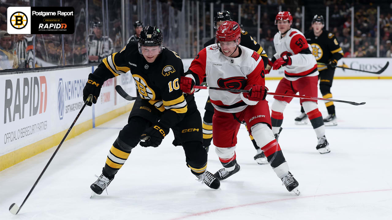 Bruins Fall 3-1 to Hurricanes, ‘We Have to Regroup as a Team’