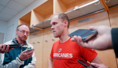 Nikolaj Ehlers Postgame Quotes | Carolina Hurricanes