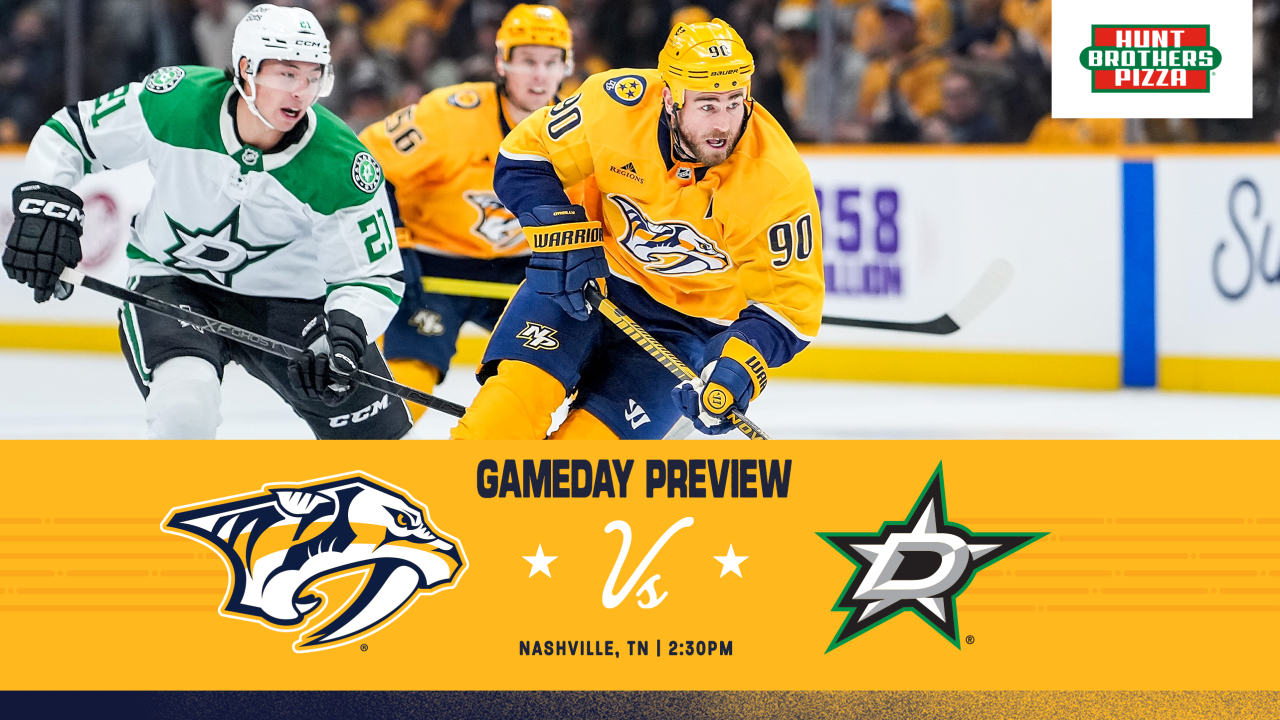 GAME DAY: Stars vs. Preds, November 8