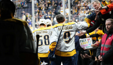 Despite Loss in Sweden Finale, Forsberg, Preds Won't Soon Forget Trip to Stockholm