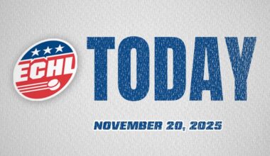 ECHL Today text with today's date