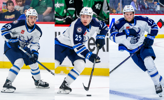 Jets Loan Trio of Forwards to Moose