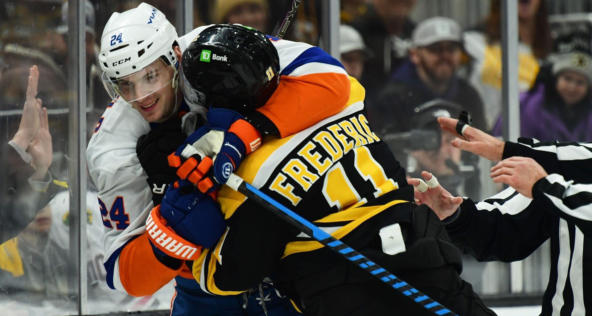 Bruins' Hit On Firs-Overall Pick Ignites Line Brawl