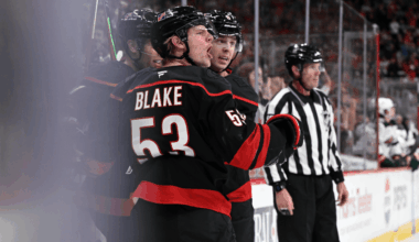Walker, Blake each has 2 points, Hurricanes edge Wild