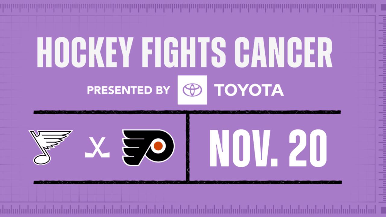Flyers to Host Annual Hockey Fights Cancer Game Presented by Toyota