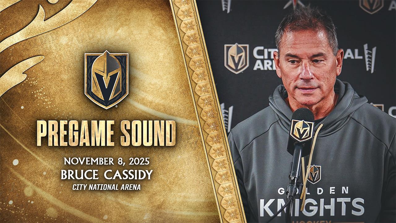 🎥 PREGAME SOUND: Cassidy | Vegas Golden Knights