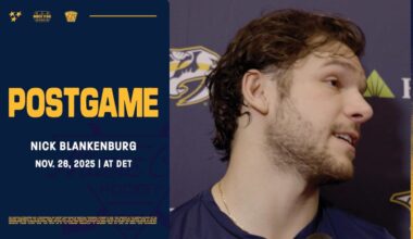 Postgame Nick Blankenburg | Nashville Predators
