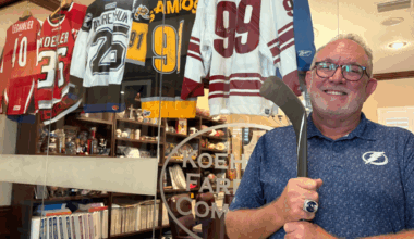 Lightning fan fills office with photos, autographs, memorabilia and memories