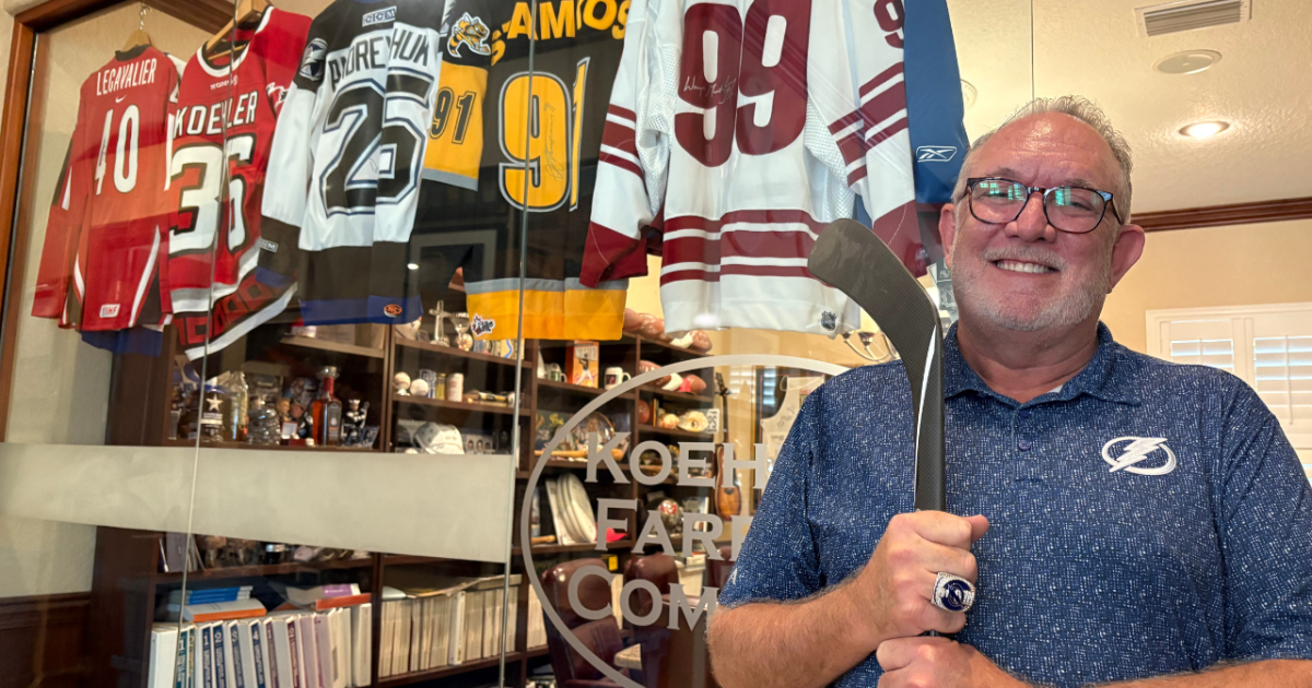 Lightning fan fills office with photos, autographs, memorabilia and memories