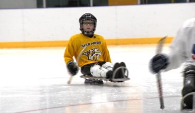 Jr. Sled Preds give opportunity to athletes with disabilities
