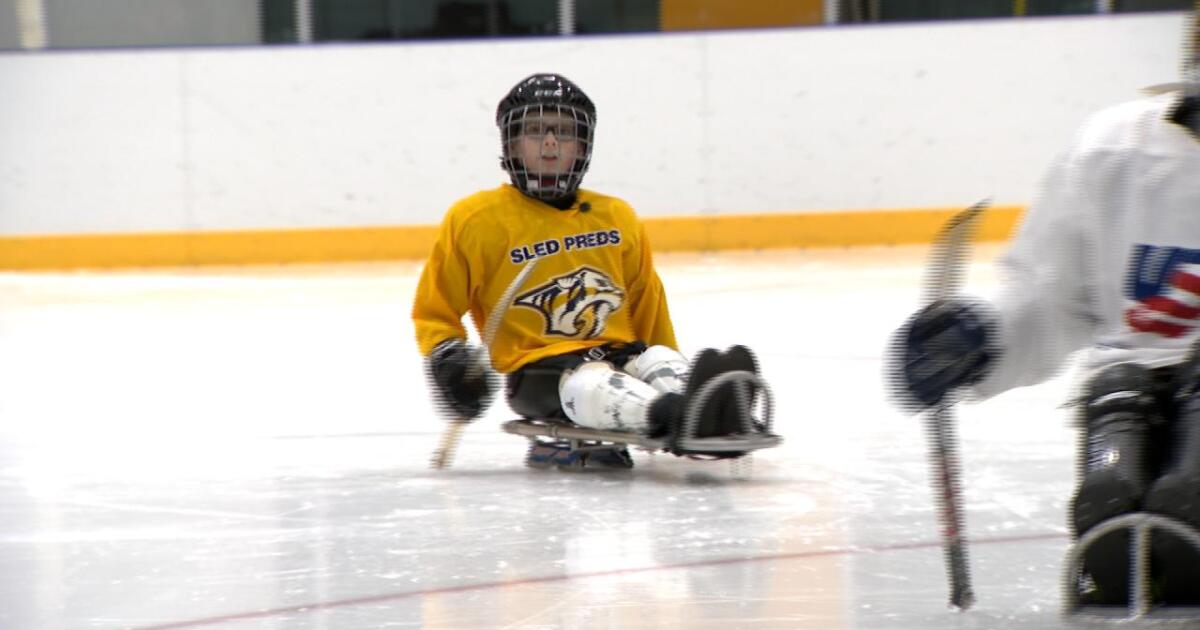 Jr. Sled Preds give opportunity to athletes with disabilities