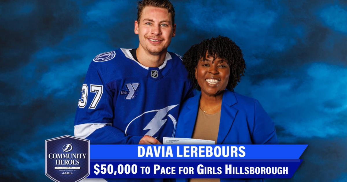 Tampa Bay Lightning Community Hero: Davia Lerebours