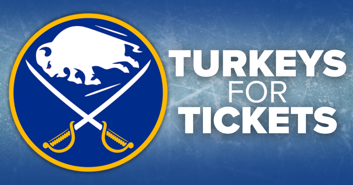 Buffalo Sabres to hold annual 'Turkeys for Tickets' drive on Wednesday