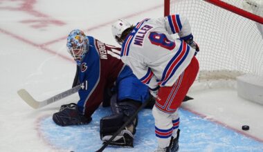 MacKinnon, Makar lead surging Avalanche to 6-3 win over Rangers