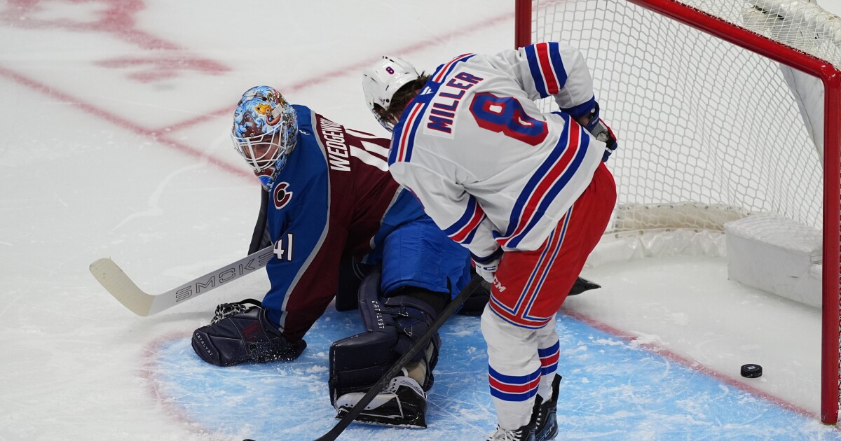 MacKinnon, Makar lead surging Avalanche to 6-3 win over Rangers