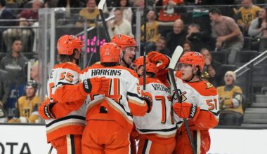 Jacob Trouba scores in OT to lift the Ducks past the Golden Knights, 4-3