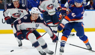 Schaefer stars as the Islanders score 2 late goals to edge Blue Jackets 3-2